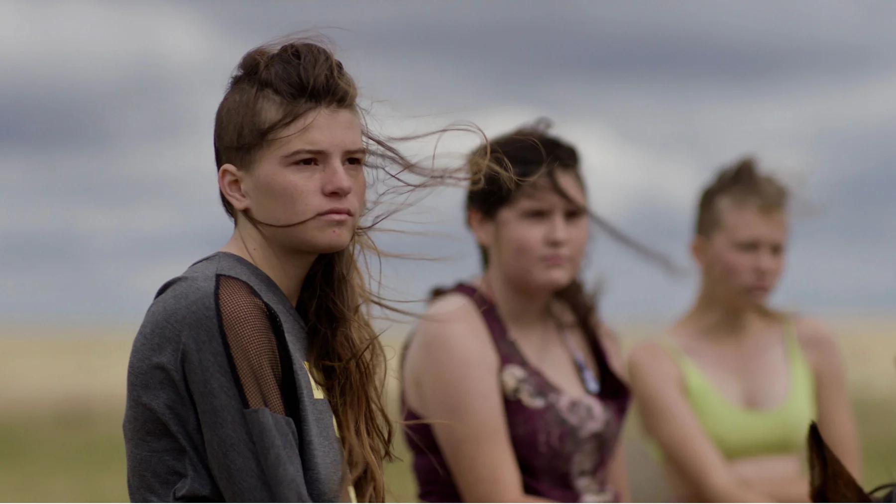 PORSHIA ZIMIGA as Porshia, LEANNA SHUMPERT as Leanna, BRYNN DARLING as Brynn in ‘The New West’,